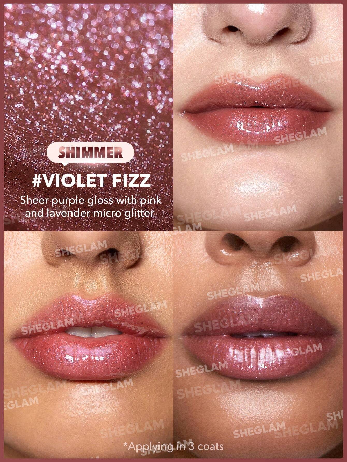 Pout Perfect Shimmer Lip plumper violet fizz