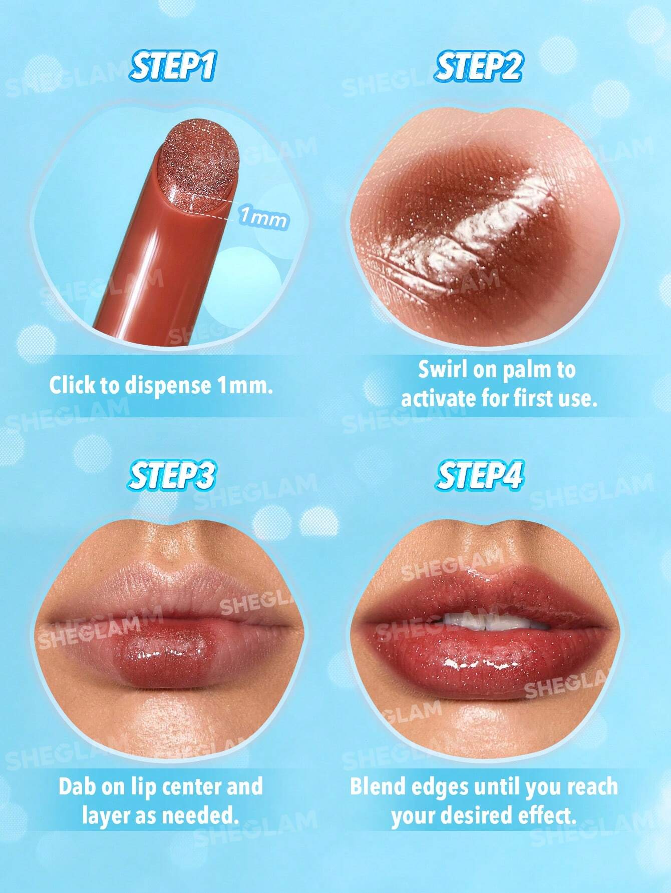 Pout Perfect Shimmer Lip plumper violet fizz