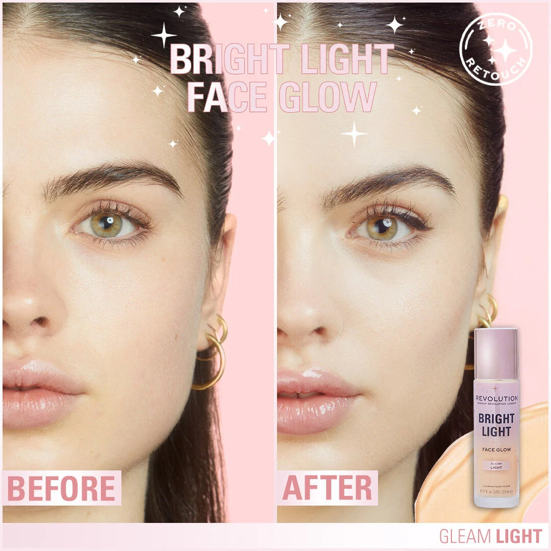 Bright Light Face Glow Gleam Light