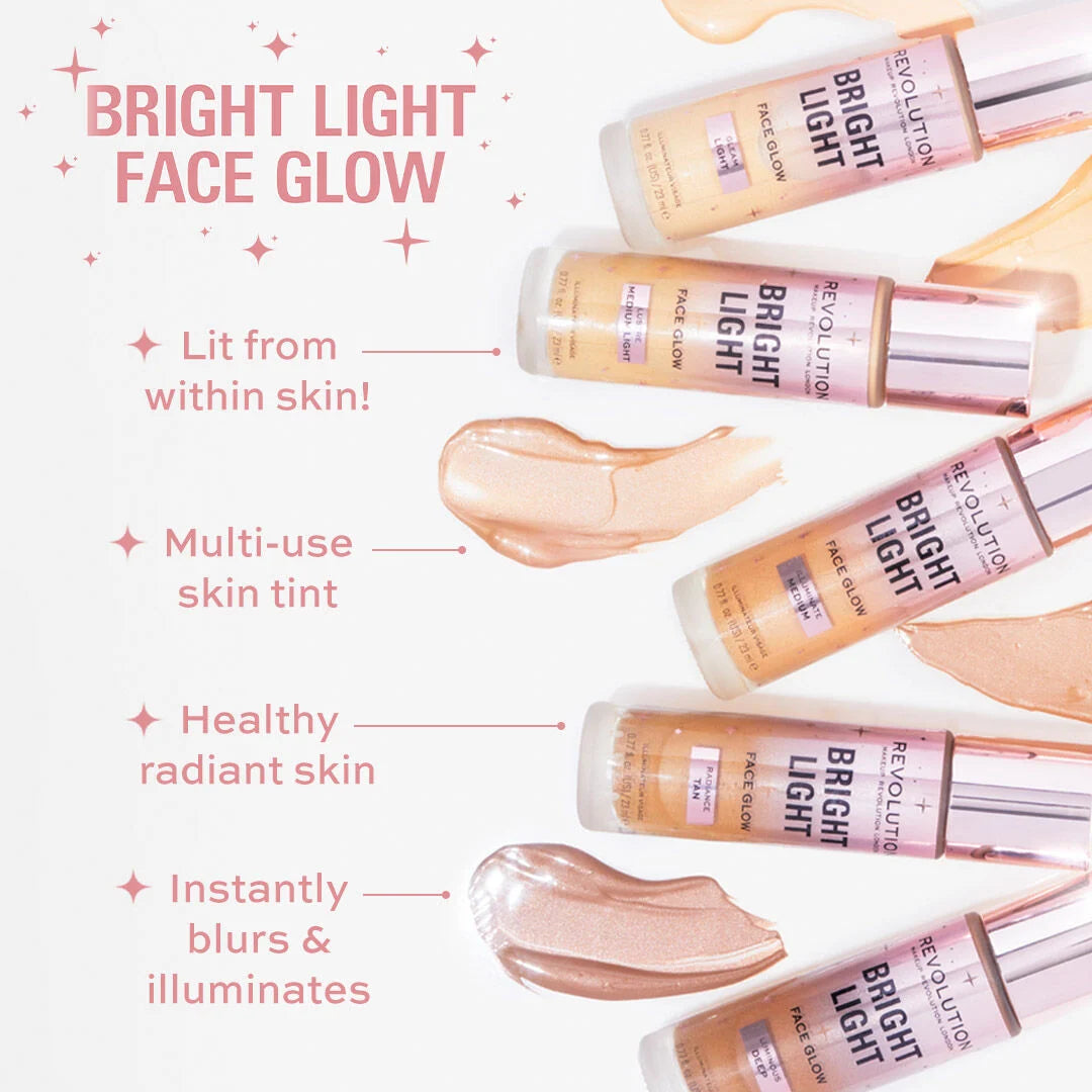 Bright Light Face Glow Gleam Light