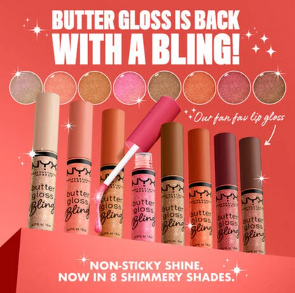 BUTTER GLOSS NON-STICKY LIP GLOSS (BLING)