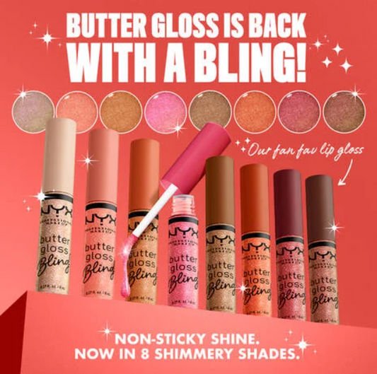 BUTTER GLOSS NON-STICKY LIP GLOSS (BLING)