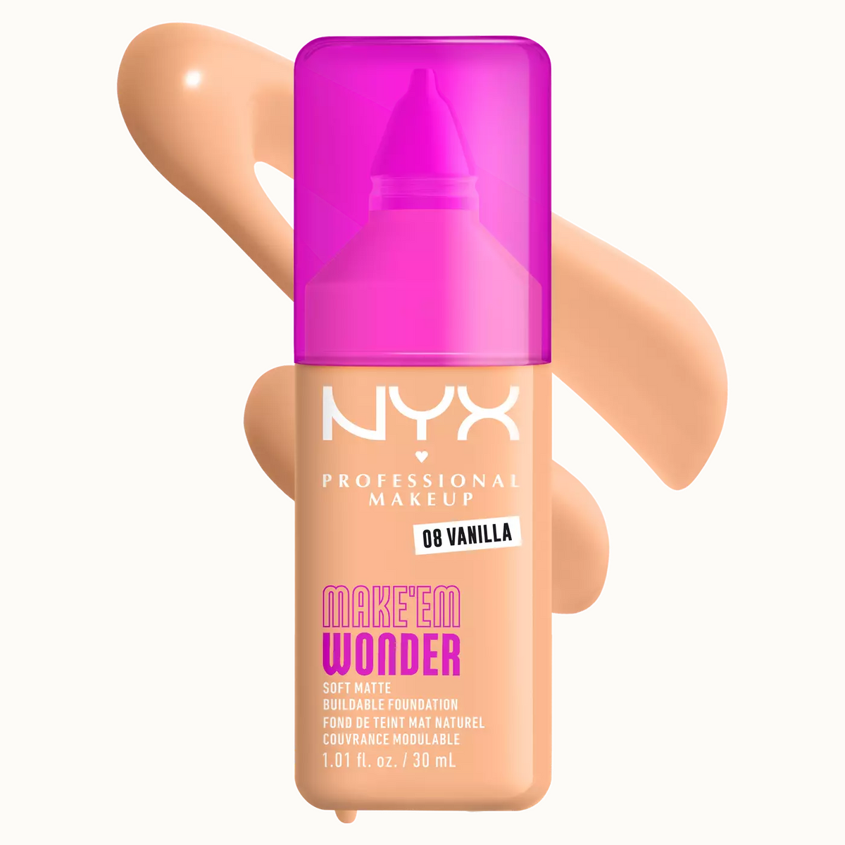 NYX Make ‘Em Wonder™ Soft Matte Buildable Foundation