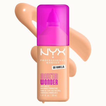 NYX Make ‘Em Wonder™ Soft Matte Buildable Foundation
