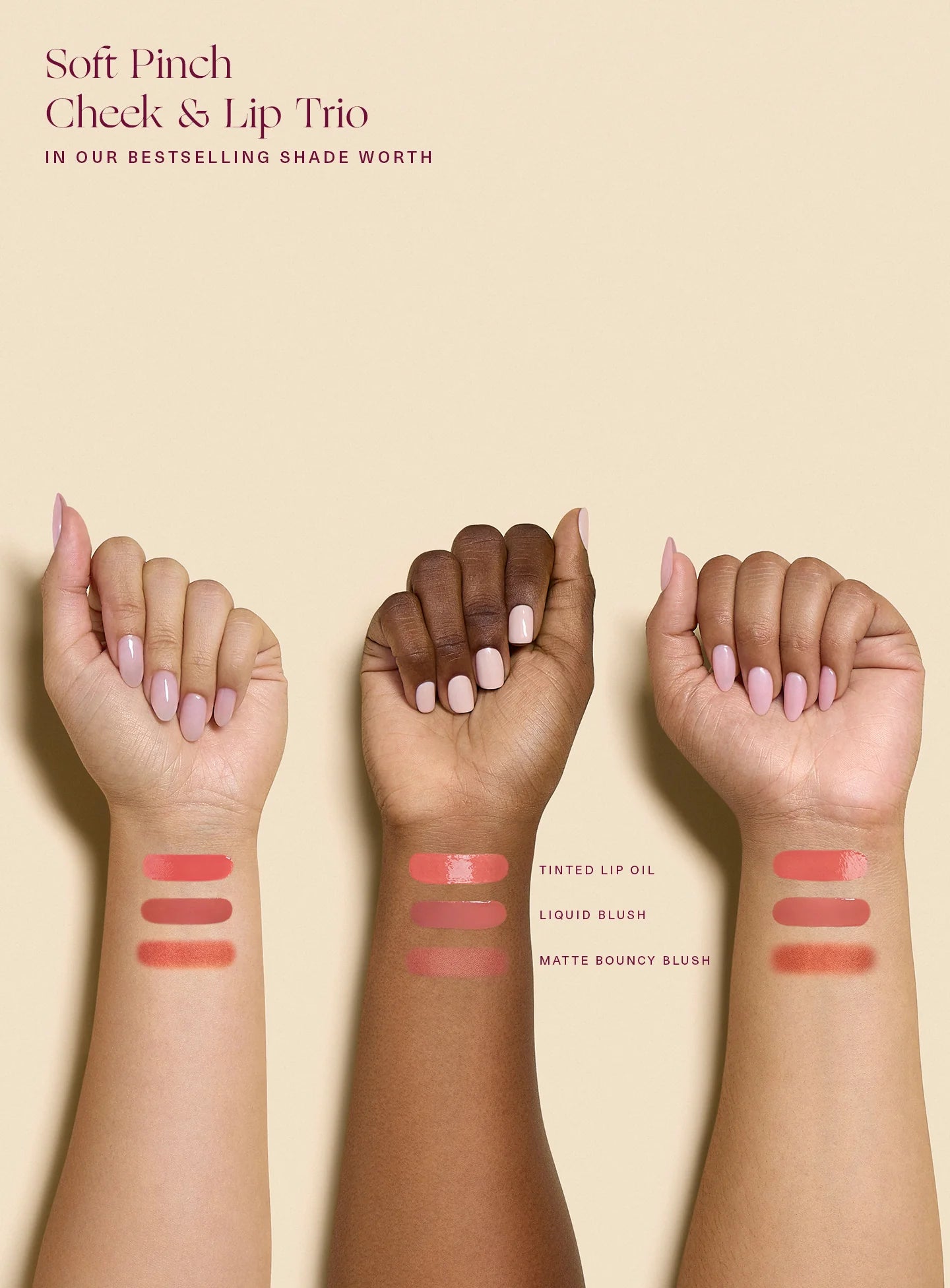Soft Pinch Cheek & Lip Trio
