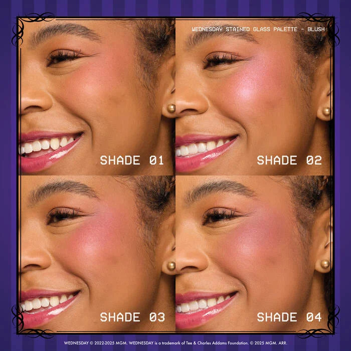 Wednesday Stained Glass Blush Palette