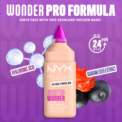 NYX Make ‘Em Wonder™ Soft Matte Buildable Foundation