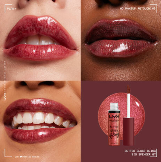 BUTTER GLOSS NON-STICKY LIP GLOSS (BLING)