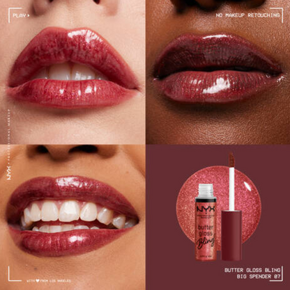 BUTTER GLOSS NON-STICKY LIP GLOSS (BLING)