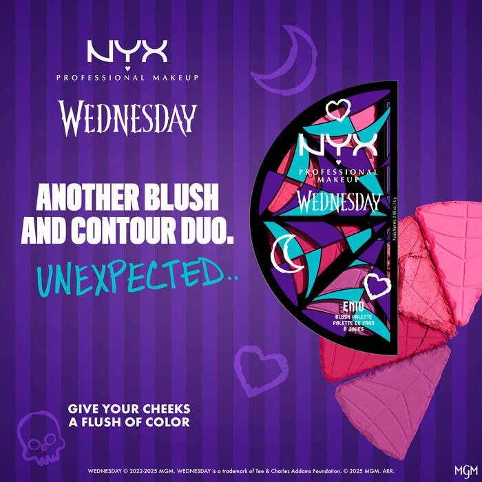 Wednesday Stained Glass Blush Palette
