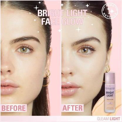 Bright Light Face Glow Gleam Light