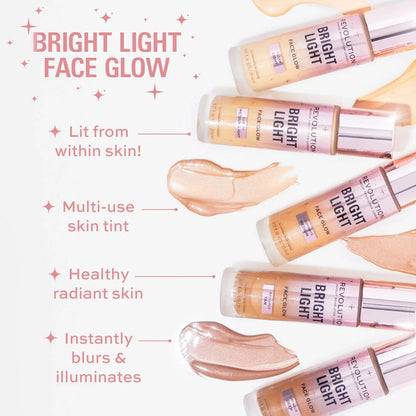 Bright Light Face Glow Gleam Light