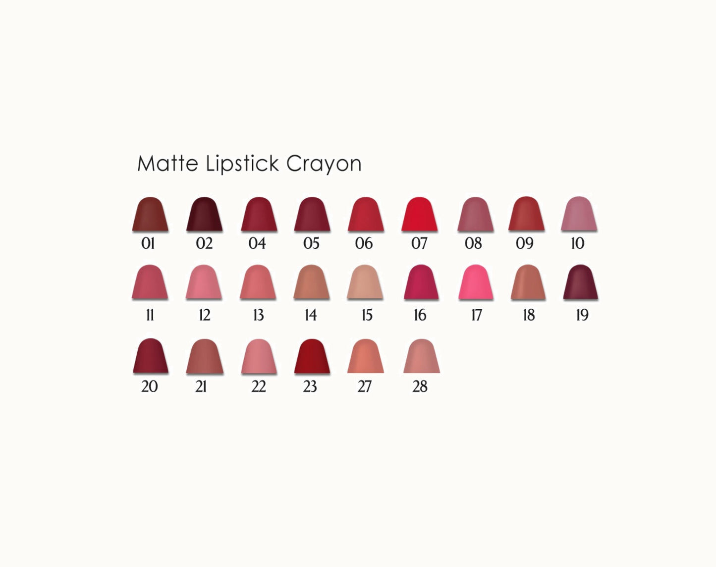 Matte Lipstick Crayon